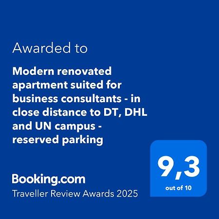 Modern Renovated Apartment Suited For Business Consultants - In Close Distance To Dt, Dhl And Un Campus - Reserved Parking Bonn Buitenkant foto
